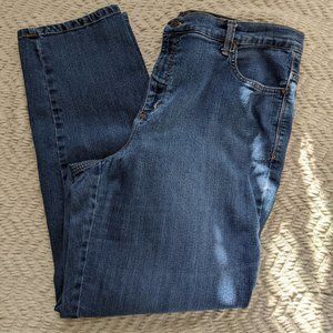 Gloria Vanderbilt Amanda Straight Leg Light Wash Womens Denim Jeans 16W EUC